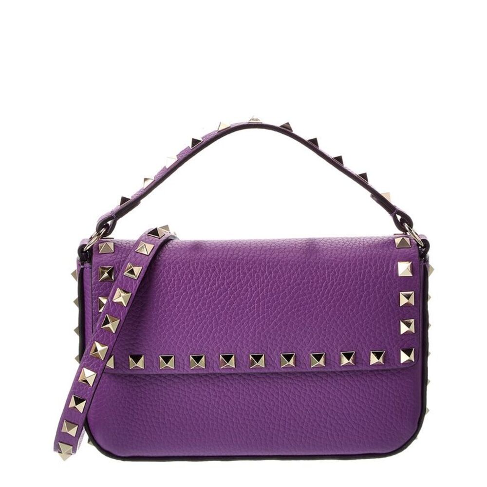 Valentino Rockstud Grainy Leather Crossbody